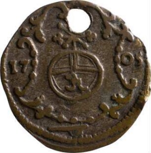 Münze, Pfennig, 1705