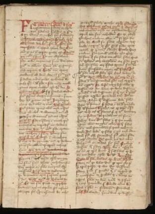 [Conradus de Soltau: Lectura capituli Firmiter credimus]