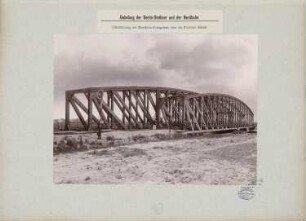 Verlegung der Stettiner Eisenbahn zwischen Pankow und Berlin Gabelung der Berlin-Stettiner und der Nordbahn: Überführung der Nordbahn-Gütergleise über die Stettiner Gleise