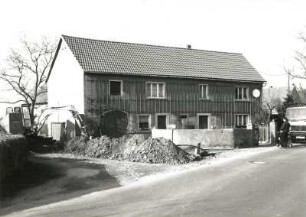 Moritzburg-Steinbach, Dorfstraße 16. Ehemaliges Wohnstallhaus (1858)