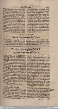 Der Vier und achtzigste Discurs. Von Gerbern und Lederschmierern.