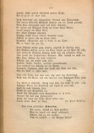Auf einen glücklichen Schurken.