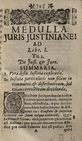 Medulla iuris Iustinianei