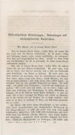 161-220 Wissenschaftliche Erörterungen, Andeutungen und kirchenhistorische Nachrichten