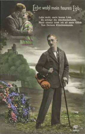 Lebe wohl mein teures Lieb - [...] Es schlägt die Abschiedsstunde. [...]