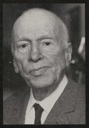 Portrait von Thankmar Freiherr von Münchhausen als alter Mann
