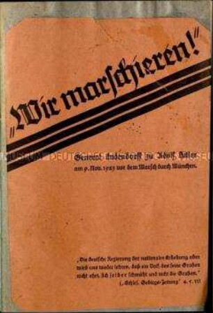 Nationalsozialistische Propagandaschrift über den 10-jährigen Jahrestag des Kapp-Putsches