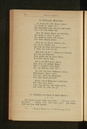 48. Landmanns Morgenlied.