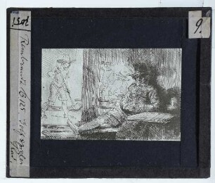 Rembrandt, Der Golfspieler (Druck B 125) (Expl. Washington NGA 1943.3.7217)