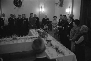 Neujahrsempfang der französischen Garnison im Kasino der Grenadierkaserne