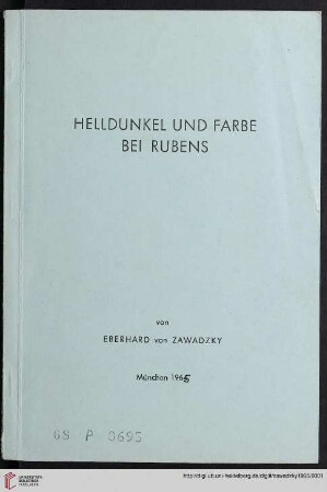 Helldunkel und Farbe bei Rubens