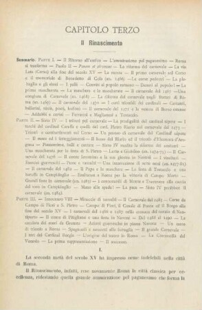 Capitolo terzo. Il rinascimento