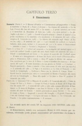 Capitolo terzo. Il rinascimento
