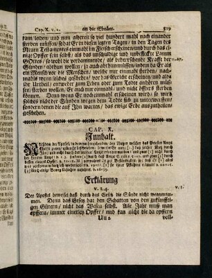 339-344, V. 1 - 4; Lehren und Gebrauch