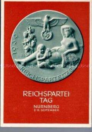 Postkarte zum Reichsparteitag der NSDAP 1939