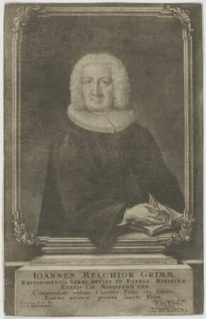 Bildnis des Ioannes Melchior Grimm