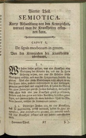 Vierter Theil. Semiotica.