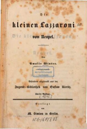 Die kleinen Lazzaroni von Neapel