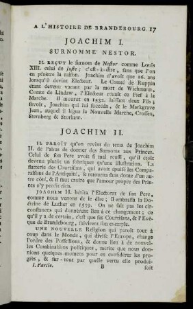 Joachim I. Surnomme Nestor.