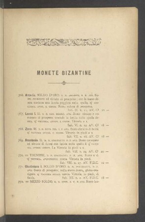 Monete bizantine
