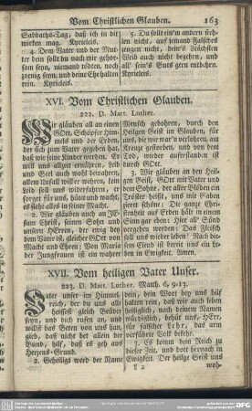 XVII. Vom heiligen Vater Unser