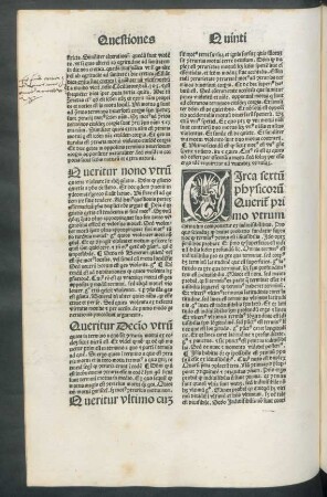 Circa sextum physicorum ...