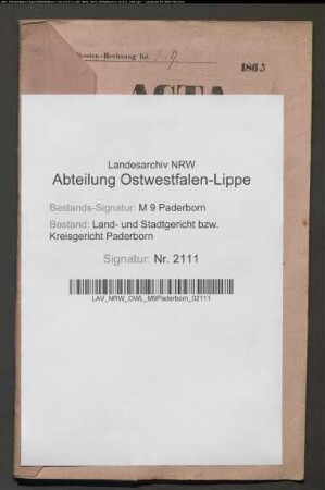 Erblasser: Dierkes, Ferdinand; Erblasser: Dierkes, Sophia, geb. Meyer: