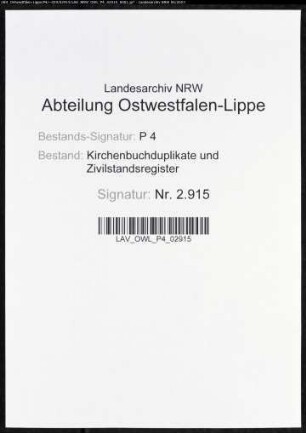 Kirchenbuchduplikat der katholischen Gemeinde Ostinghausen (Gerichtsbezirk Hovestadt) (GHT 1808-1811). (Gemeinde: Ostinghausen, katholische Gemeinde (Gerichtsbezirk Hovestadt))