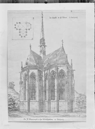 Wernerkapelle in Bacharach (Druckgrafik)