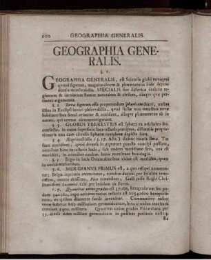Geographia Generalis. Chronologia. Gnomonica. Mechanica. Hydrostatica. Aerometria. Hydraulica.