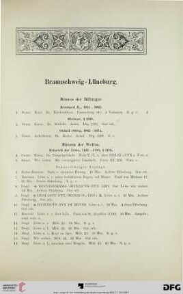 Braunschweig-Lüneburg (Nr. 1-1456)