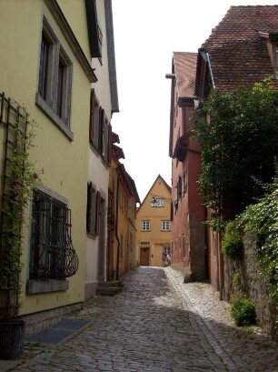 Rothenburg ob der Tauber: Klostergasse