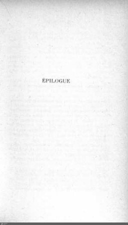 Épilogue