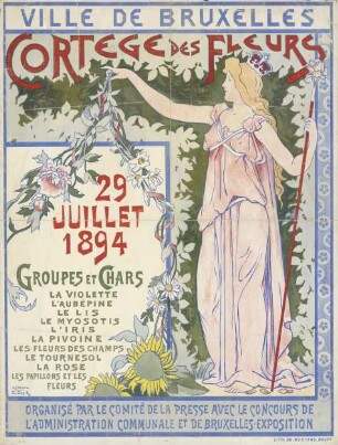 Ville de Brucxelles - Cortege des Fleurs 1894