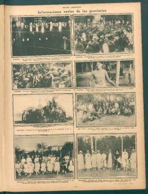 Informaciones varias de las provincias [Fotografías]