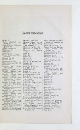 Namenverzeichnis