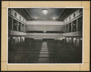 Theatersaal im Museum, Tübingen: Ansicht Zuschauerraum