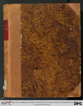 2: Monatsberichte über Kunstwissenschaft und Kunsthandel