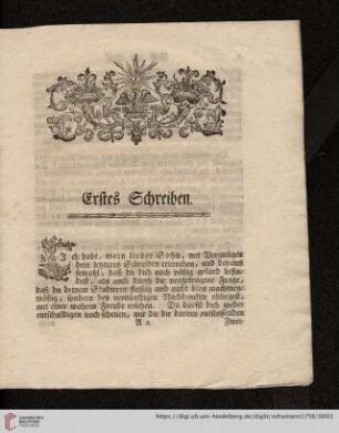 Erstes Schreiben