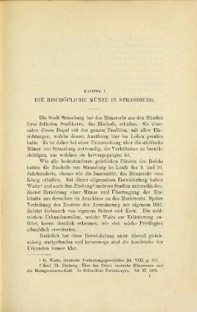 Münz- und Geldgeschichte der Stadt Strassburg im Mittelalter