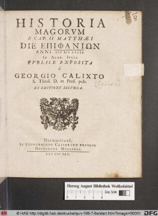 Historia Magorum E Cap. II Matthaei