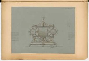 Gedenktafel Monatskonkurrenz Januar 1879: Vorderansicht, Detail; Erläuterungstext