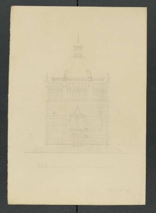 Pistoia, Baptisterium San Giovanni [Carl Luckow, zeichnerischer Nachlass]