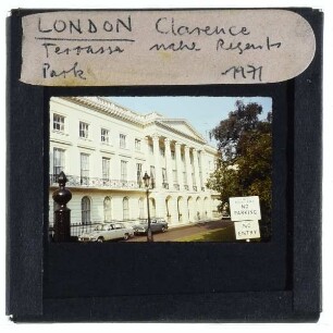 London, Clarence Terrace