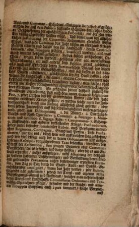 Von Gottes Gnaden, Eberhard Ludwig, Hertzog zu Württemberg und Teck, [et]c. Der Römis. Kayserl. Majestät und deß Heil. Römis. Reichs, wie auch deß Löbl. Schwäbischen Creyses, Respectivè General-Feld-Marechal und General der Cavallerie. &c. Lieber Getreuer. Nachdeme Wir aus denen Ambts-Pfleeg-und Commun-Rechnungen im Land erfahren müssen, welchergestalten vieler Orthen die außgeschriebene Landschafftliche Anlaagen voriger Jahren entweder nicht vollsamb umgelegt, oder doch zu Ambt- und Commun-Schadens-Außlaagen, die besonder repartirt werden sollen, zum Theil verwendet worden ... Als ist hiemit Unser Befehl, du sollest die gleichbaldige Anstalt machen, daß … der Abgang auff die jetzige Steuer-Contribuenten, nach und nach … dem Steur-Fuß gemäß, repartirt, und bey erfolgenden bessern Zeiten eingetrieben … werde …