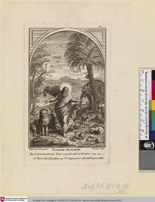 Creation du monde [Die Erschaffung der Thiere]