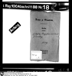 Erbschatzregister des Amts Grönenberg
