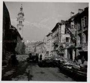 Innsbruck, Maria-Theresien-Straße, Zerstörungen