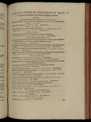Partes aversae Numismatum[...]