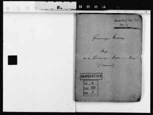 Briefe an Großherzogin Mathilde von der Großherzogin Stefanie v. Baden